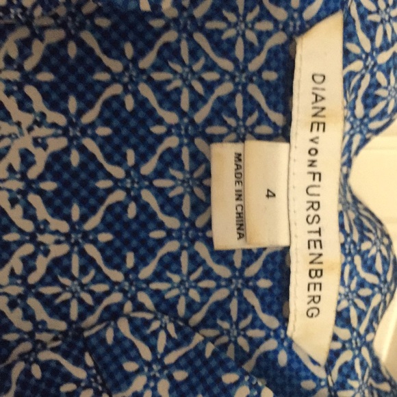 DVF 100%silk top size 4 - Picture 2 of 8